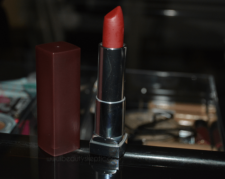 Maybelline Creamy Matte Lipstick - Divine Wine - Open