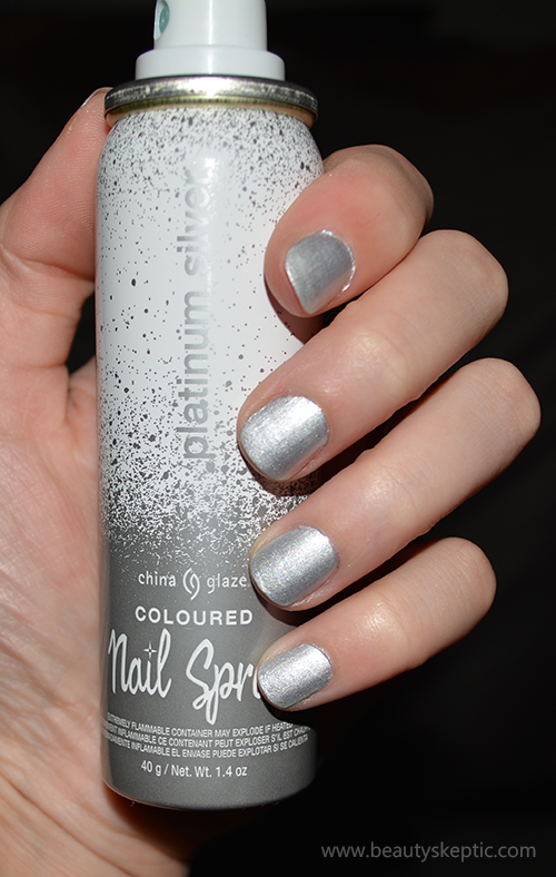 Worth It China Glaze Coloured Nail Spray Beauty Skeptic China Glaze Coloured Nail Spray