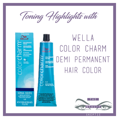 Toning my Highlights with WELLA Color Charm Demi Permanent Hair Color »  Beauty Skeptic